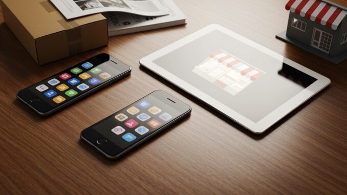 mehrere Online-Vertriebskanäle